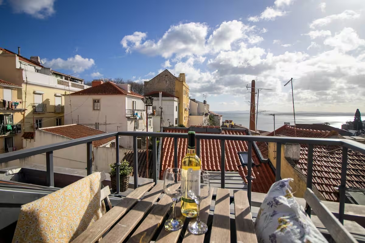 Beautiful balcony view